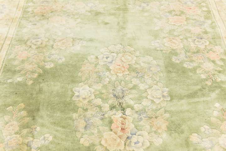 5' 6 x 7' 5 Hand Knotted Carved Pekin Rug
