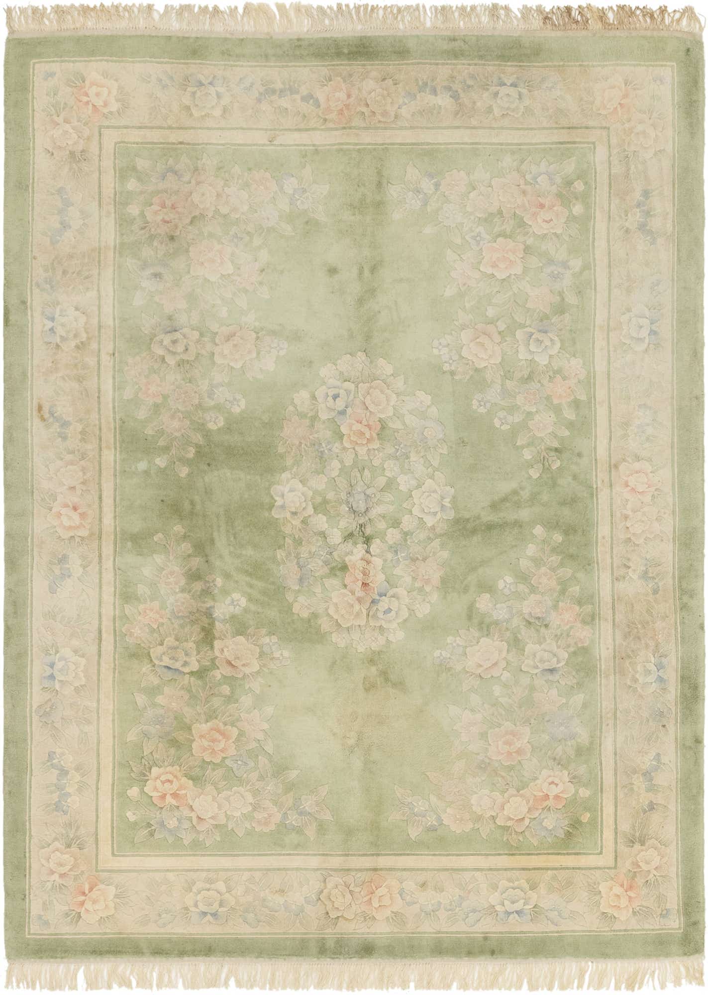 170cm x 225cm Hand Knotted Carved Pekin Rug