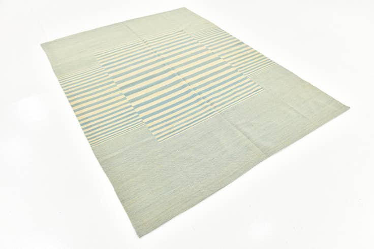 Detail image of 5' 10 x 7' 8 Hand Woven Kilim Modern Wool Rug