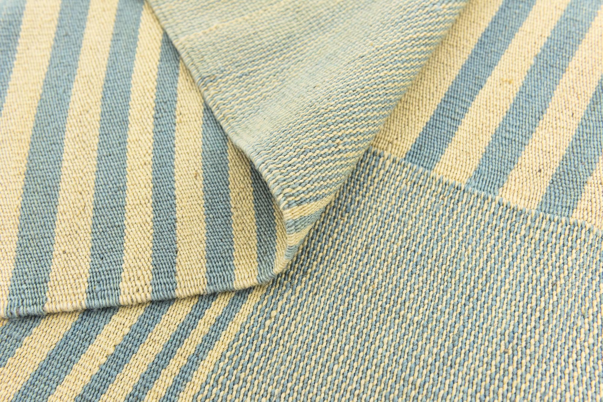 5' 10 x 7' 8 Hand Woven Kilim Modern Wool Rug