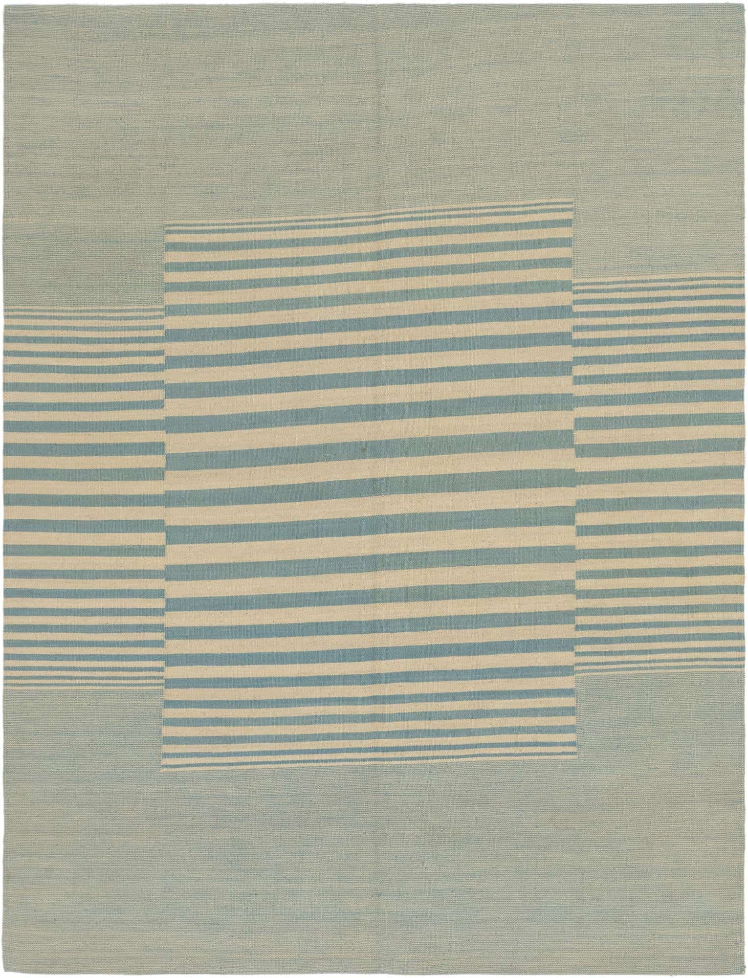 5' 10 x 7' 8 Hand Woven Kilim Modern Wool Rug
