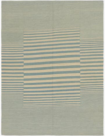 5' 10 x 7' 8 Hand Woven Kilim Modern Wool Rug