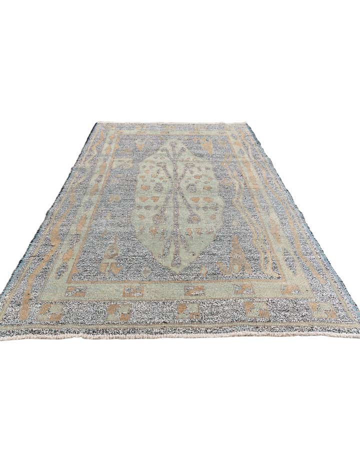 6' 1 x 9' 4 Hand Knotted Moroccan Wool Rug