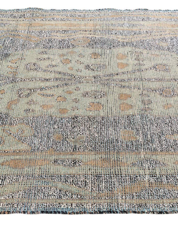 Detail image of 6' 1 x 9' 4 Hand Knotted Moroccan Wool Rug