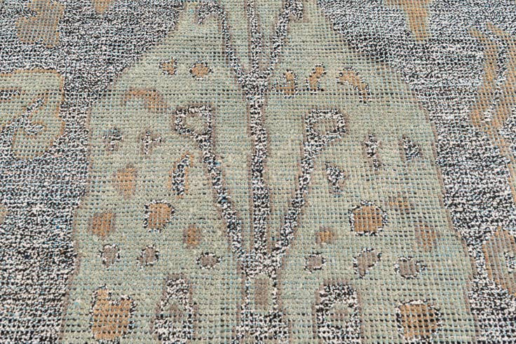 Detail image of 6' 1 x 9' 4 Hand Knotted Moroccan Wool Rug