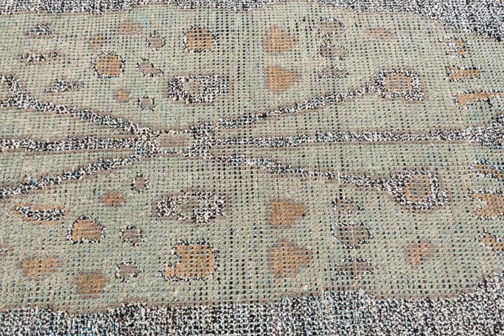 6' 1 x 9' 4 Hand Knotted Moroccan Wool Rug