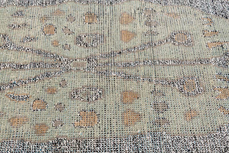 Detail image of 6' 1 x 9' 4 Hand Knotted Moroccan Wool Rug