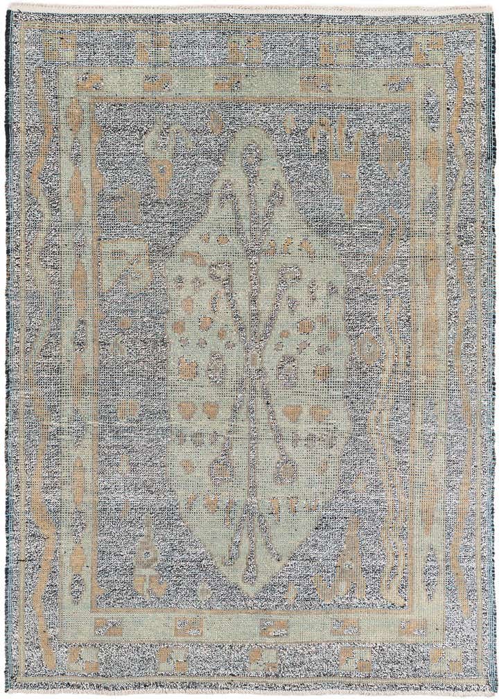 6' 1 x 9' 4 Hand Knotted Moroccan Wool Rug