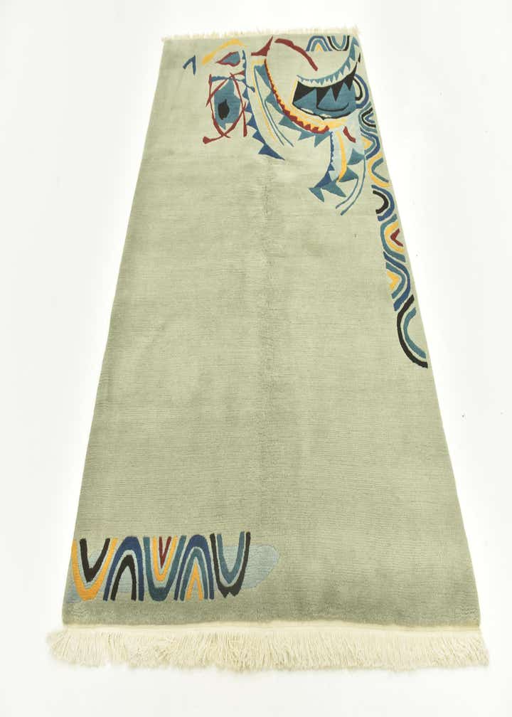 4' 7 x 6' 8 Hand Knotted Nepal Wool Rug