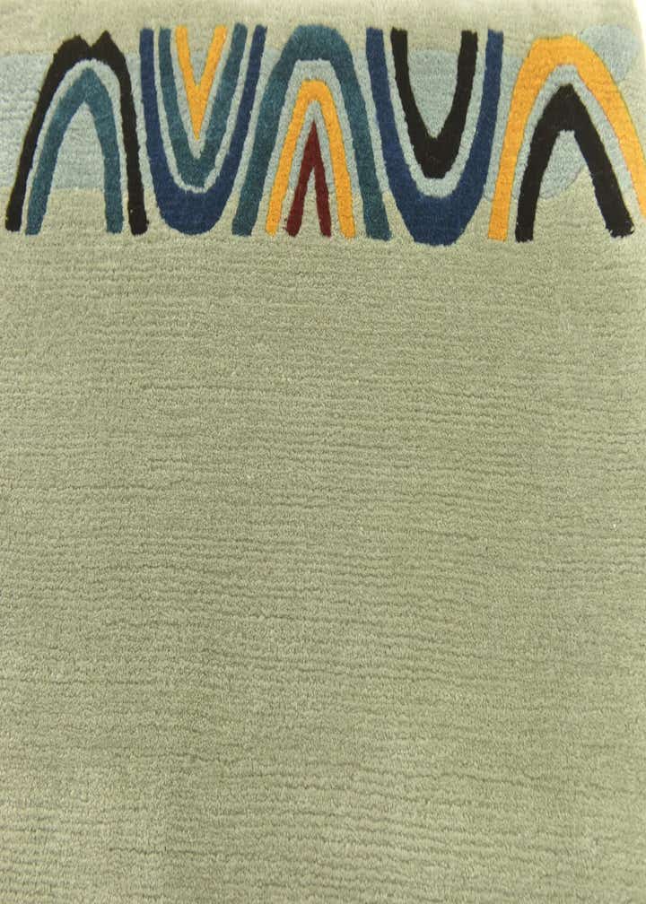 4' 7 x 6' 8 Hand Knotted Nepal Wool Rug