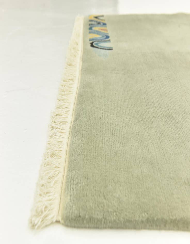 Detail image of 4' 7 x 6' 8 Hand Knotted Nepal Wool Rug