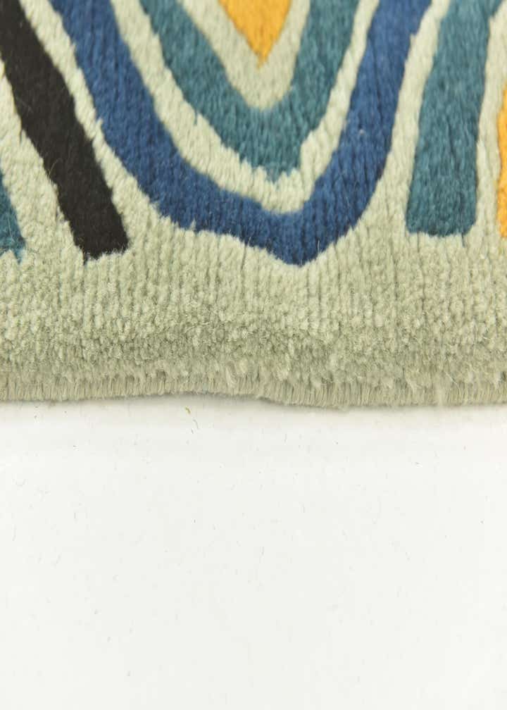 4' 7 x 6' 8 Hand Knotted Nepal Wool Rug