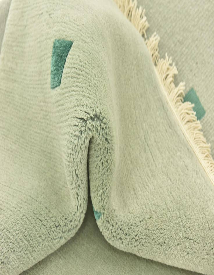 Detail image of 5' 7 x 6' 8 Hand Knotted Nepal Wool Rug