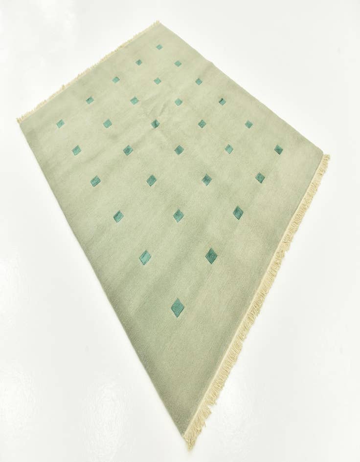 Detail image of 5' 7 x 6' 8 Hand Knotted Nepal Wool Rug