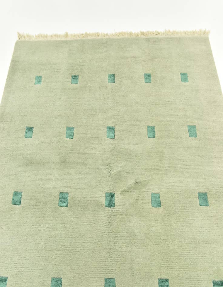 Detail image of 5' 7 x 6' 8 Hand Knotted Nepal Wool Rug