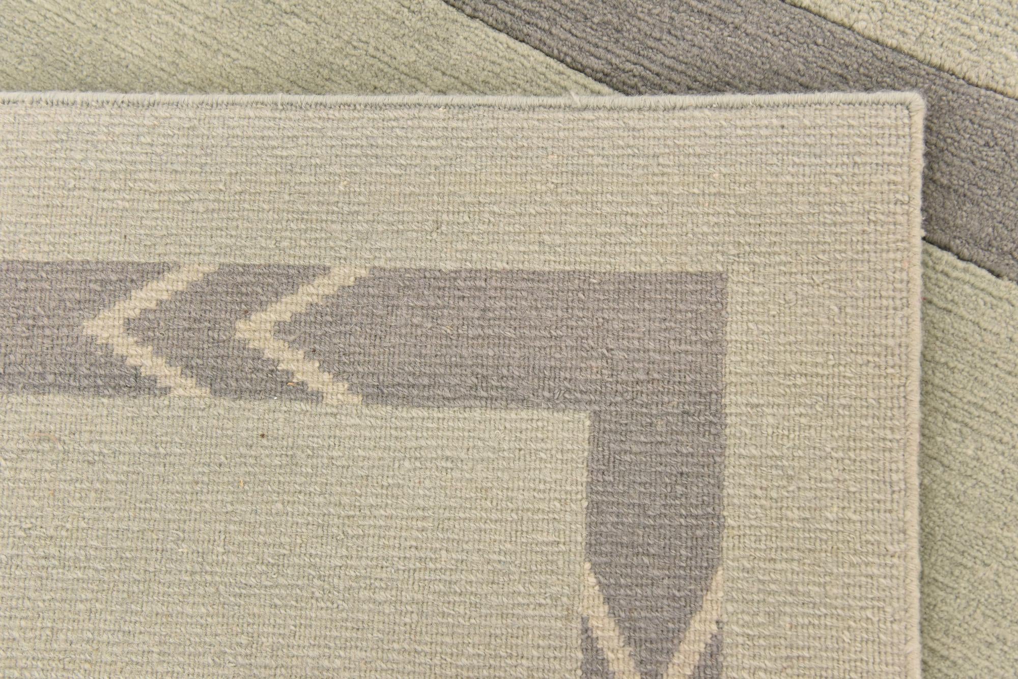 4' 8 x 6' 7 Hand Knotted Nepal Wool Rug