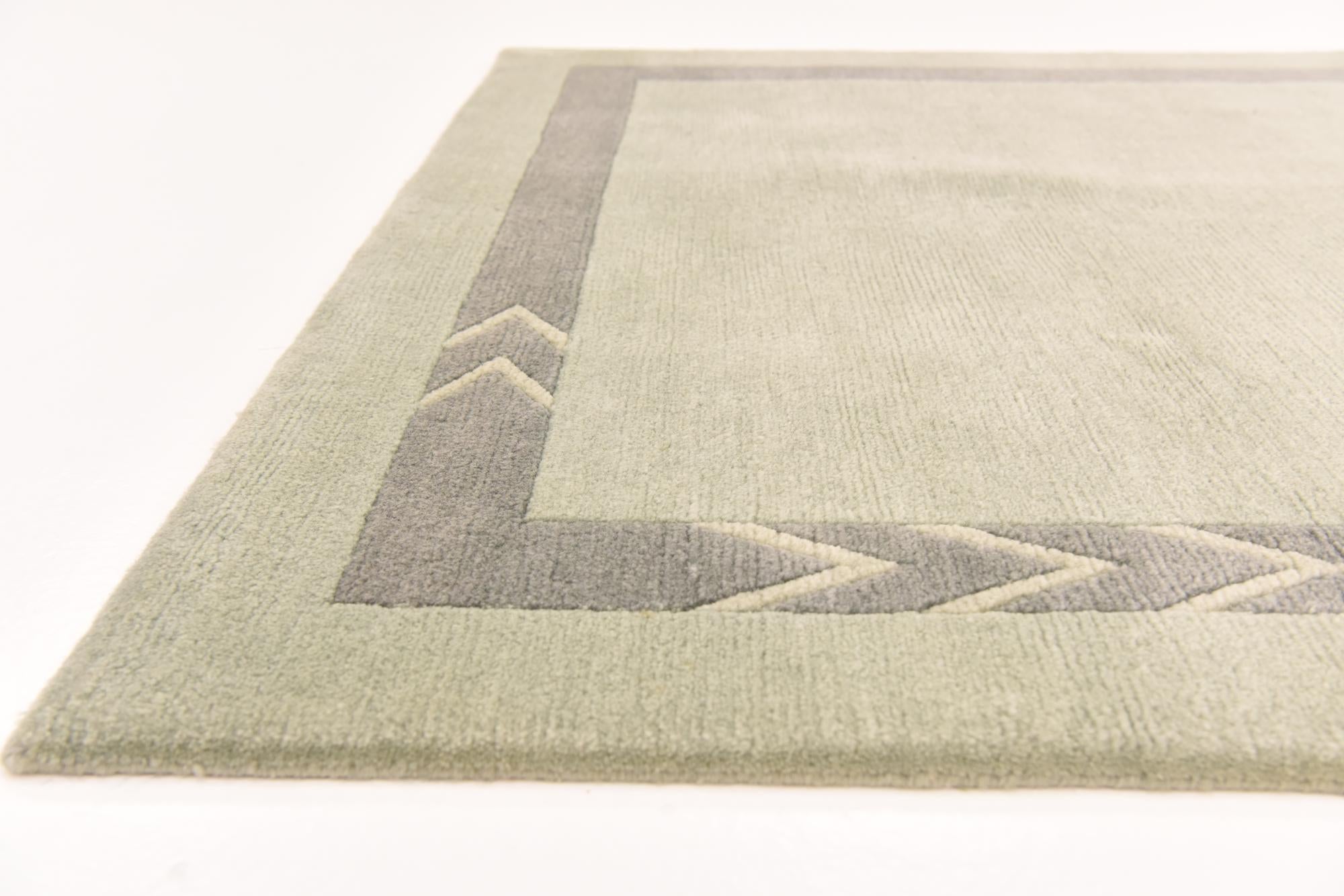 4' 8 x 6' 7 Hand Knotted Nepal Wool Rug