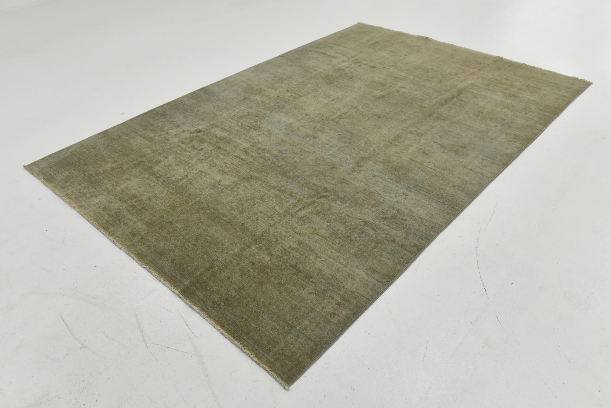 5' 9 x 8' 8 Hand Knotted Over-Dyed Ziegler Rug