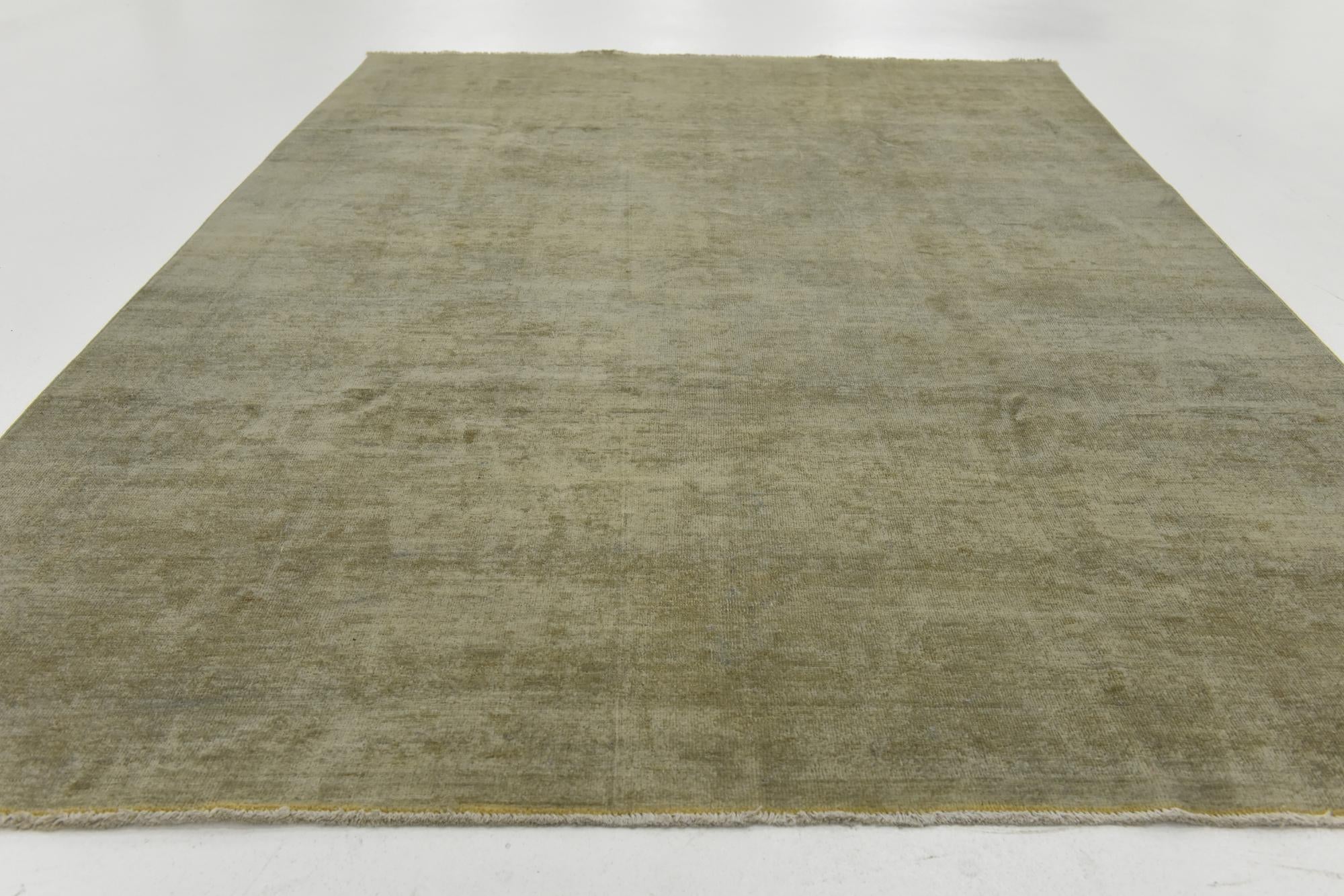 5' 9 x 8' 8 Hand Knotted Over-Dyed Ziegler Rug