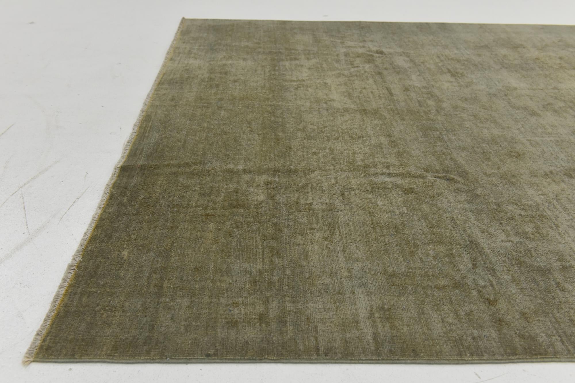 5' 9 x 8' 8 Hand Knotted Over-Dyed Ziegler Rug