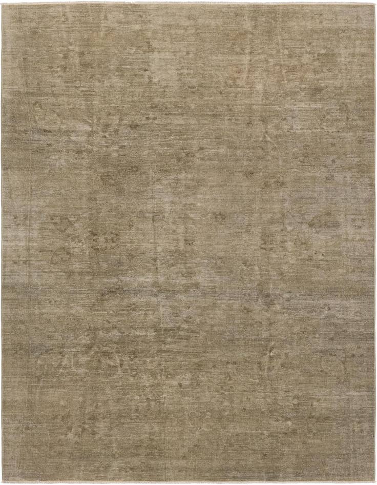 Detail image of 5' 9 x 8' 8 Hand Knotted Over-Dyed Ziegler Rug