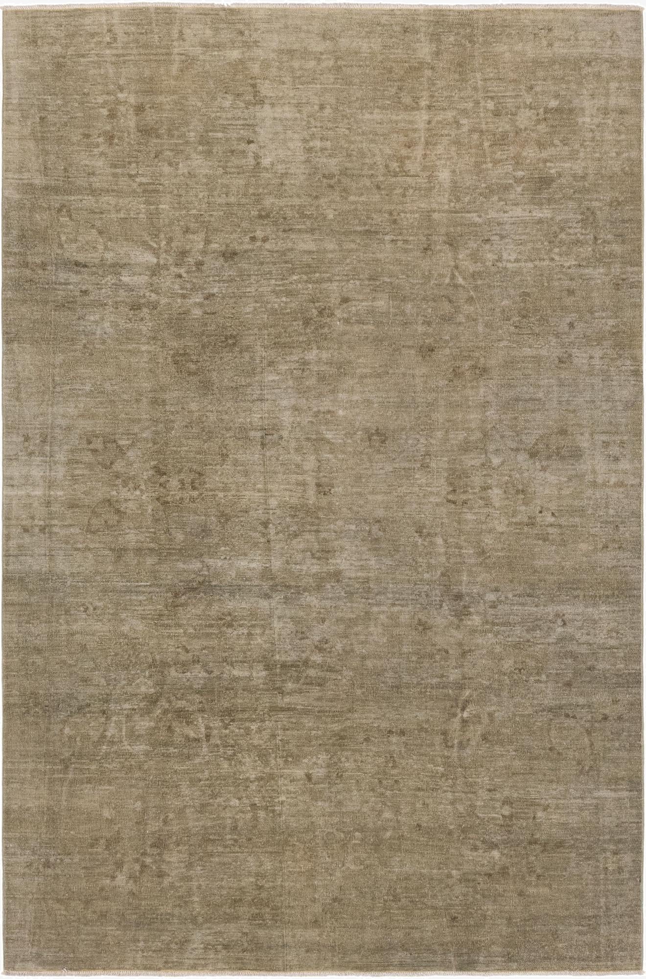 5' 9 x 8' 8  Hand Knotted Over-Dyed Ziegler Rug