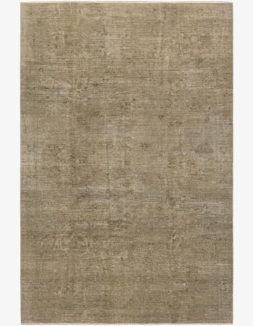5' 9 x 8' 8 Hand Knotted Over-Dyed Ziegler Rug