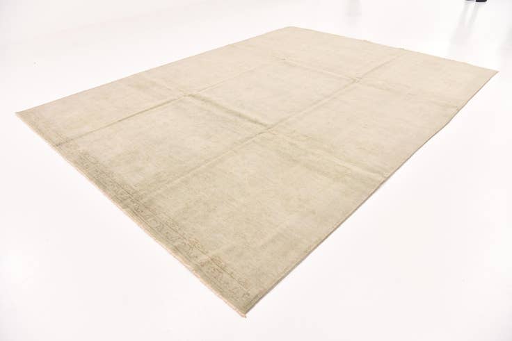 Detail image of 8' 8 x 11' 7 Hand Knotted Peshawar Ziegler Wool Rug