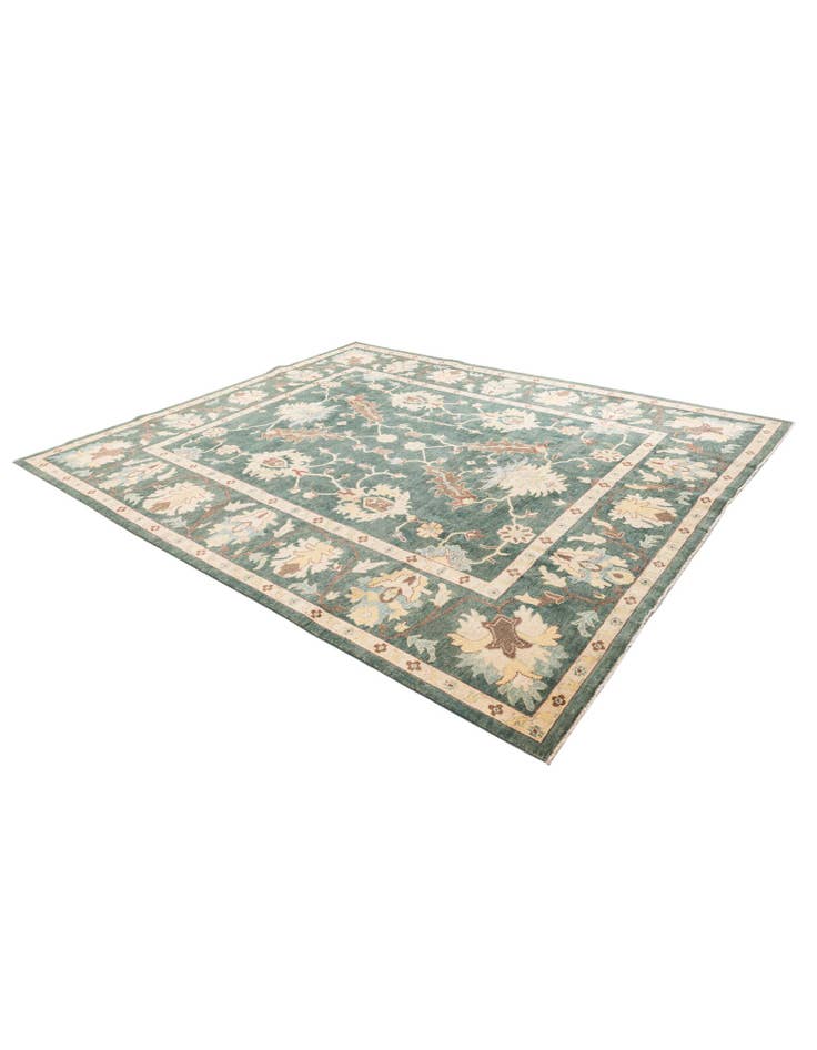 Detail image of 8' 7 x 10' 2 Hand Knotted Peshawar Ziegler Rug