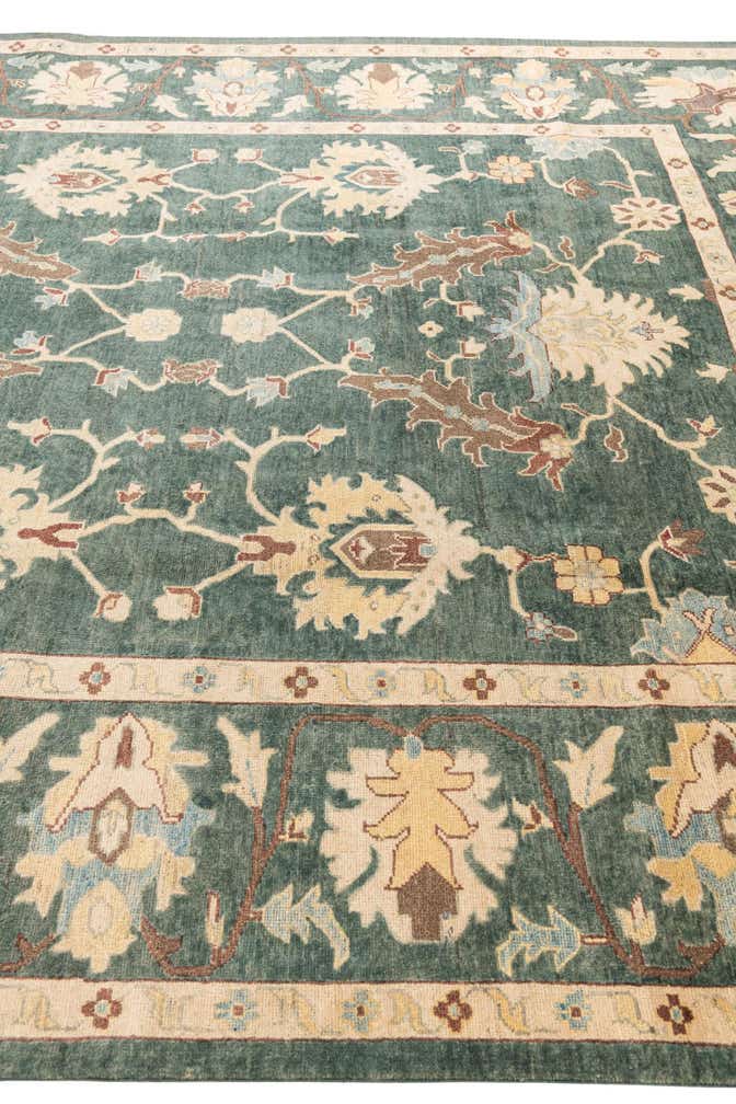 8' 7 x 10' 2 Hand Knotted Peshawar Ziegler Rug