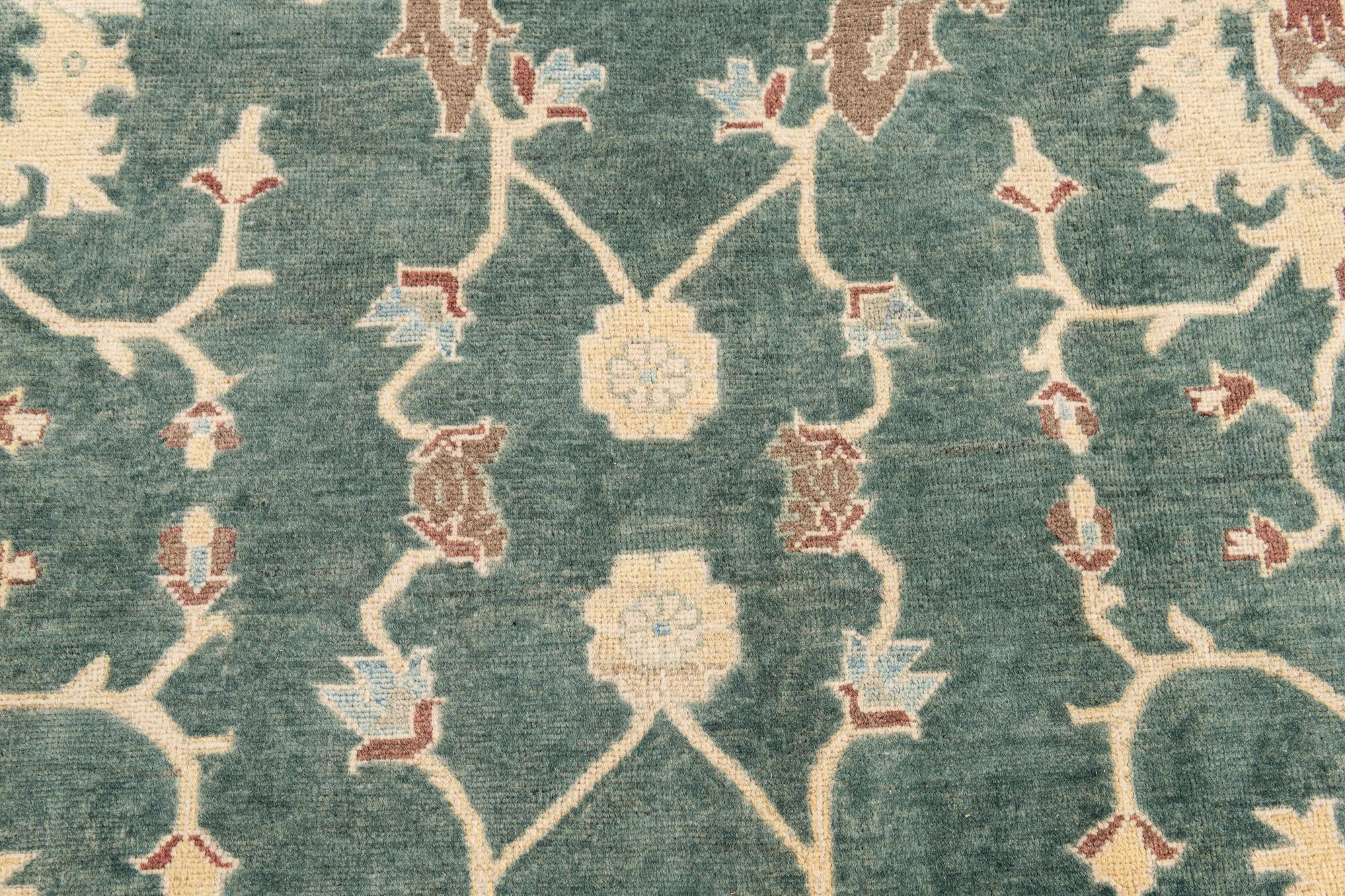 8' 7 x 10' 2 Hand Knotted Peshawar Ziegler Rug