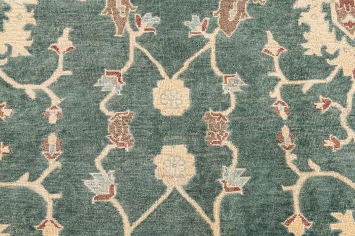 8' 7 x 10' 2 Hand Knotted Peshawar Ziegler Rug