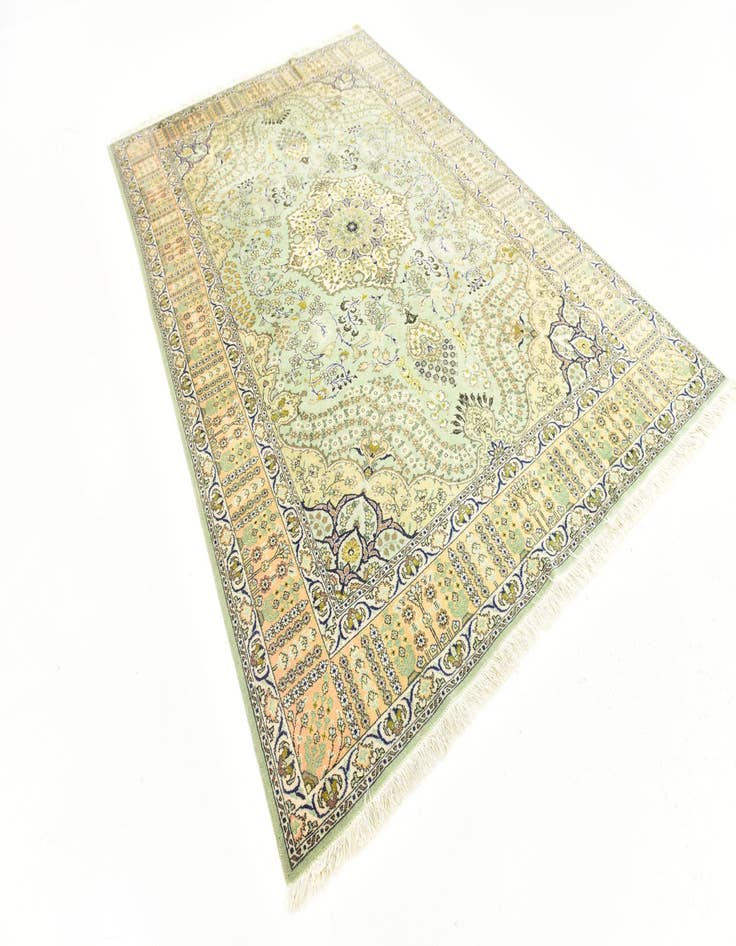 Detail image of 6' 9 x 10' Hand Knotted Tabriz Persian Wool Rug