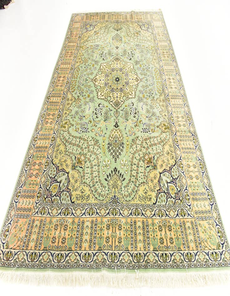 Detail image of 6' 9 x 10' Hand Knotted Tabriz Persian Wool Rug