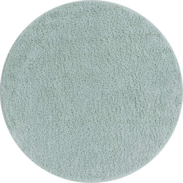 8' x 8' Soft Solid Shag Round Rug