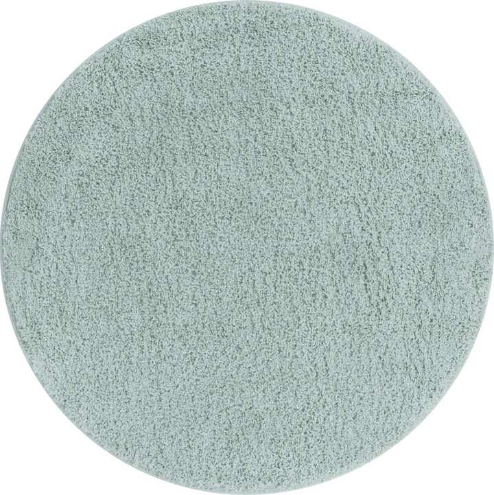 3' 3 x 3' 3 Soft Solid Shag Round Rug