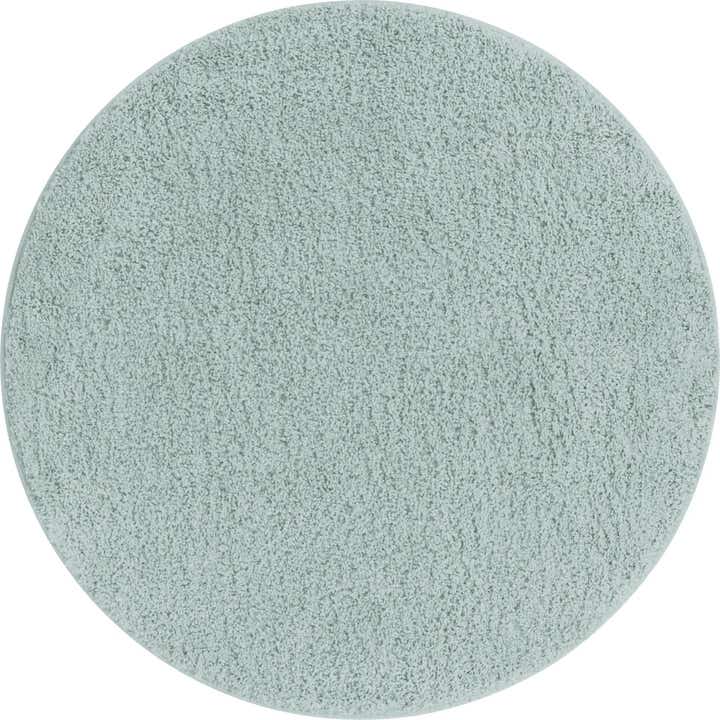 6' x 6' Soft Solid Shag Round Rug