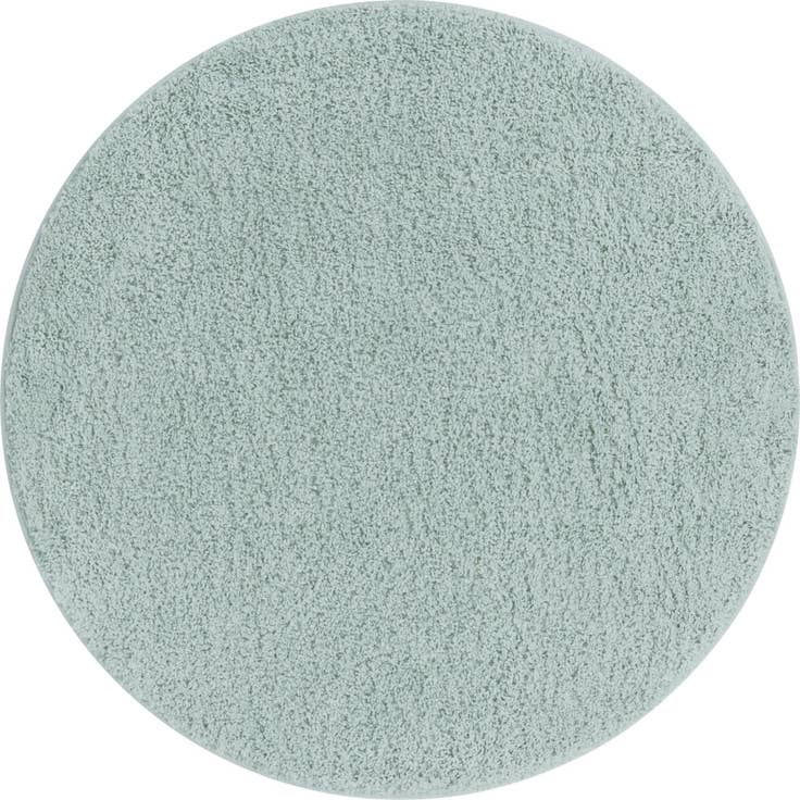 Detail image of 6' x 6' Soft Solid Shag Round Rug