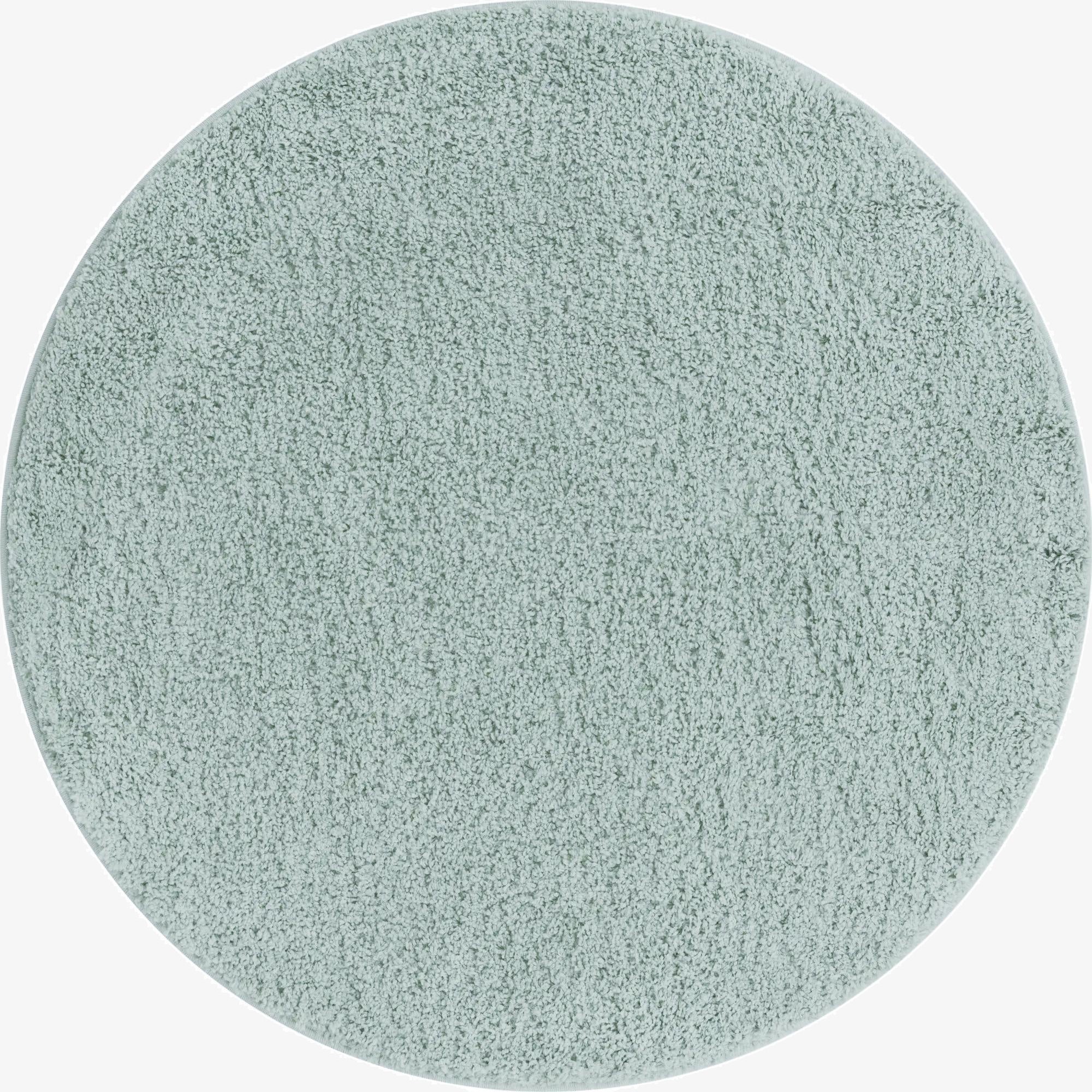 Primary image 4' x 4' Soft Solid Shag Round Rug