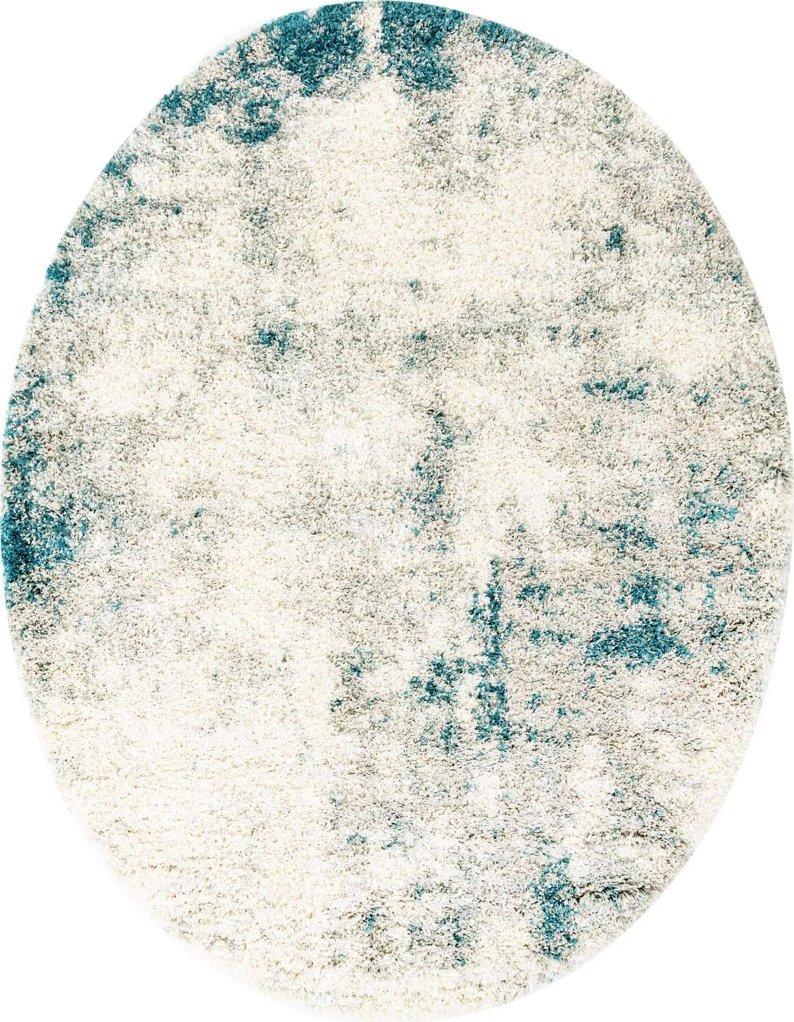 6' x 6' Soft Touch Shag Round Rug