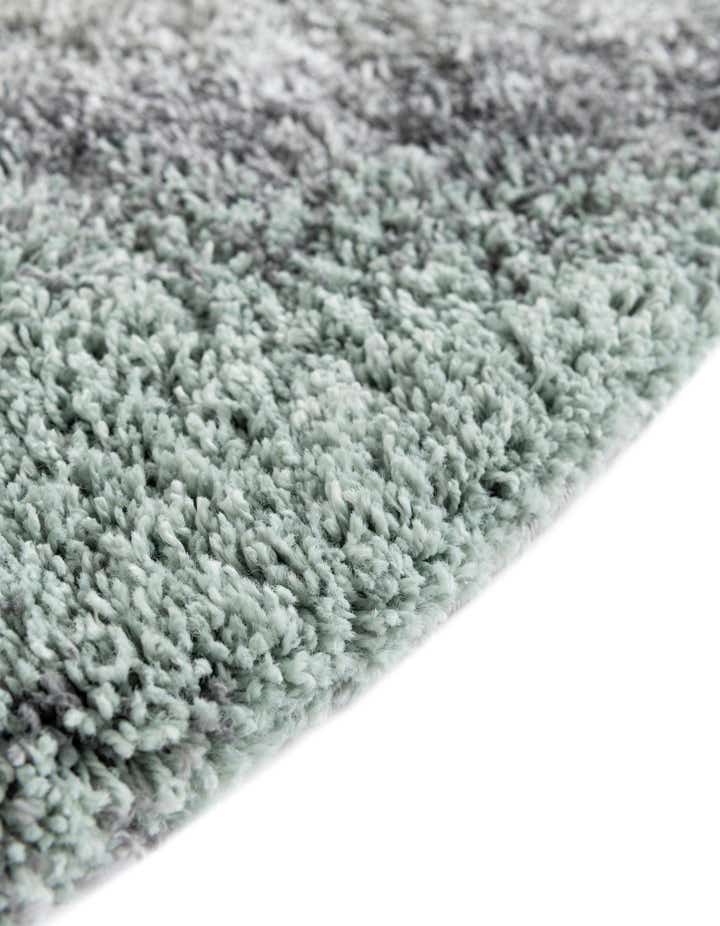 5' 3 x 5' 3 Soft Touch Shag Round Rug