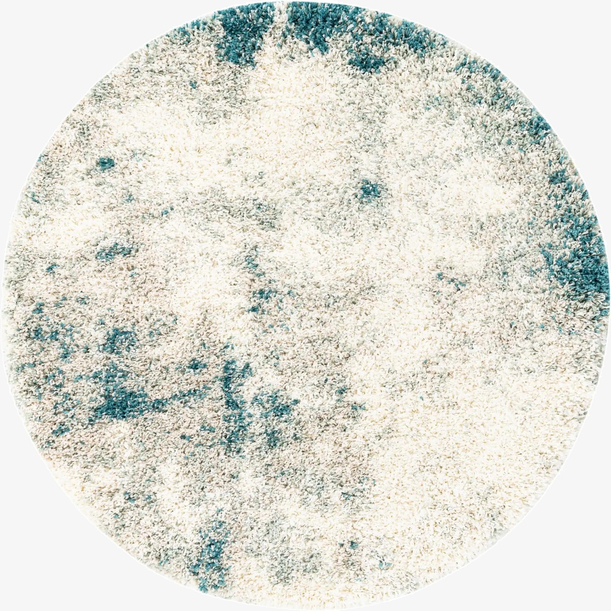 Primary image 4' x 4' Soft Touch Shag Round Rug