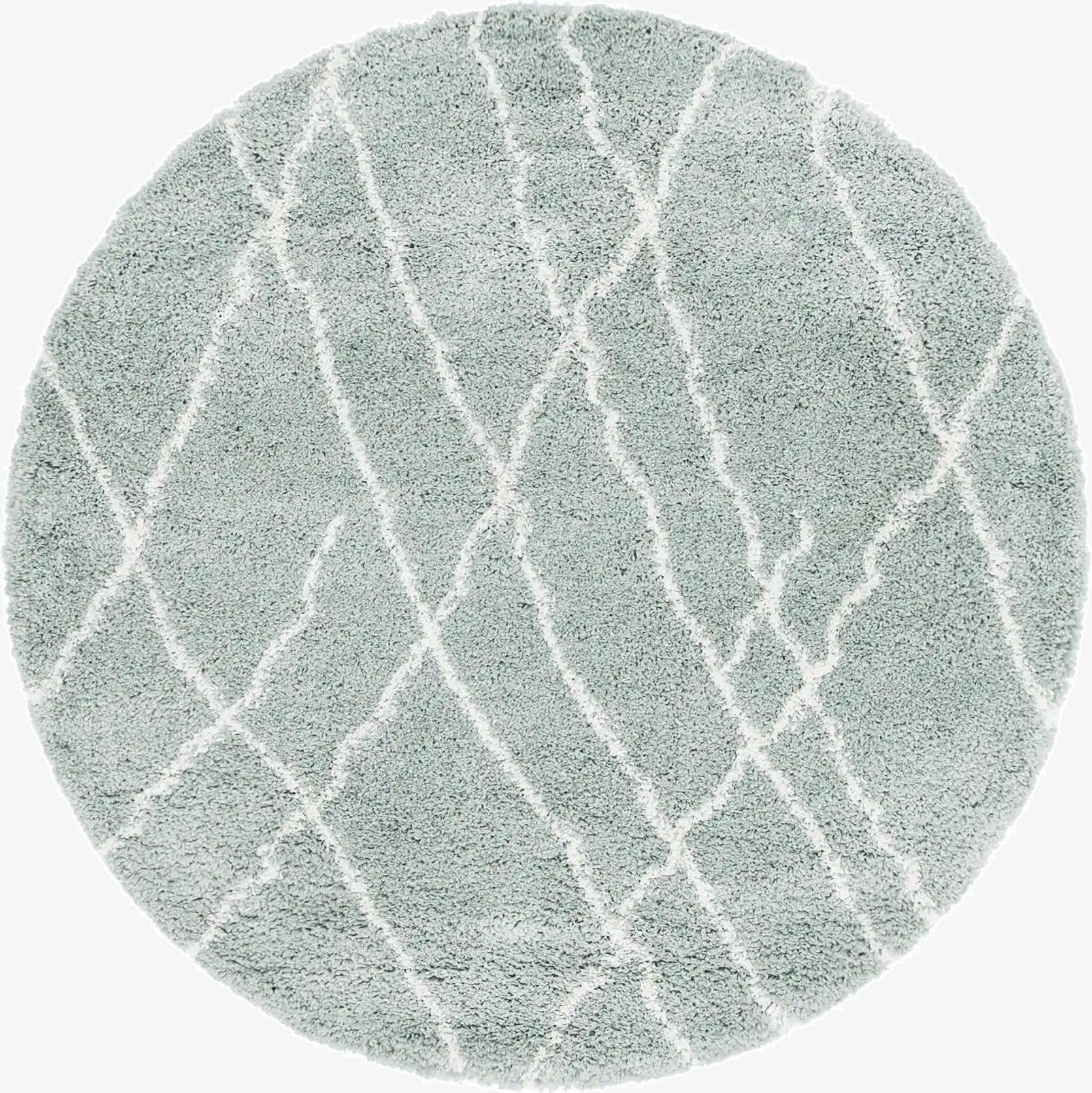 Primary image 5' 3 x 5' 3 Soft Touch Shag Round Rug