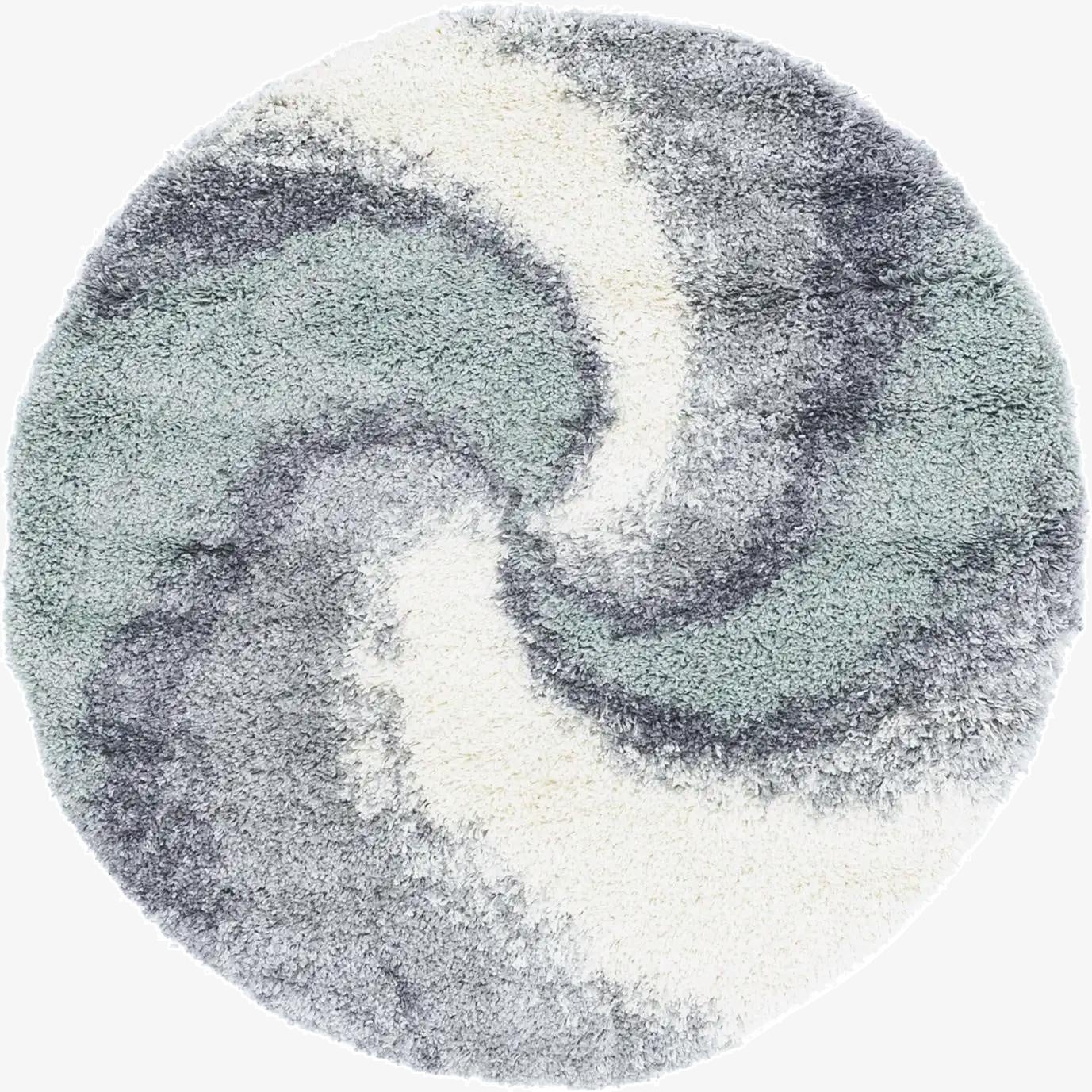 4' x 4' Soft Touch Shag Round Rug