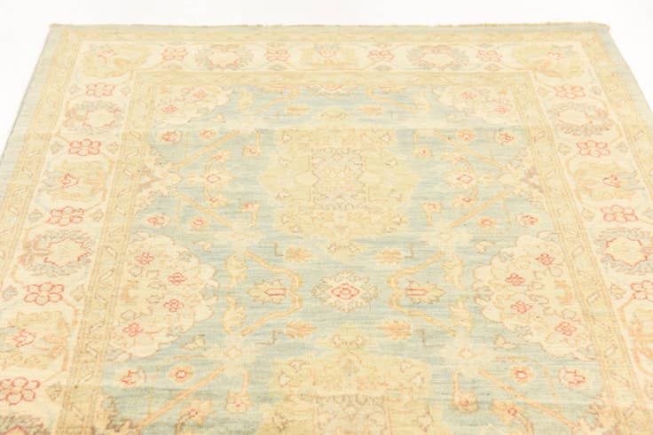 Detail image of 3' 1 x 10' 10 Hand Knotted Peshawar Ziegler Runner Rug