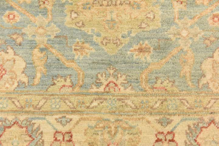 3' 1 x 10' 10 Hand Knotted Peshawar Ziegler Runner Rug