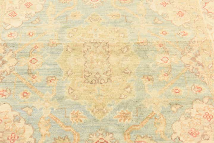 3' 1 x 10' 10 Hand Knotted Peshawar Ziegler Runner Rug