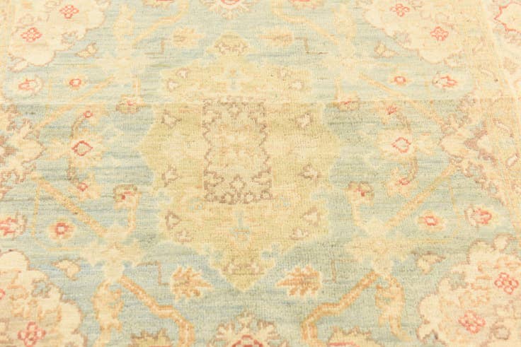 Detail image of 3' 1 x 10' 10 Hand Knotted Peshawar Ziegler Runner Rug