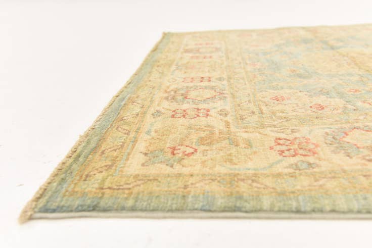 Detail image of 3' 1 x 10' 10 Hand Knotted Peshawar Ziegler Runner Rug