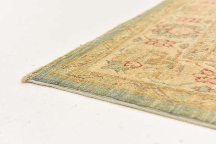 3' 1 x 10' 10 Hand Knotted Peshawar Ziegler Runner Rug